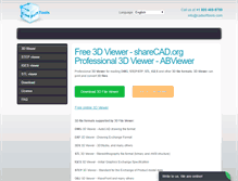 Tablet Screenshot of 3d-viewers.com